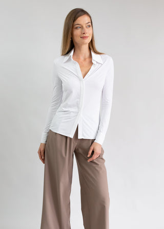 Classic Button Up | White