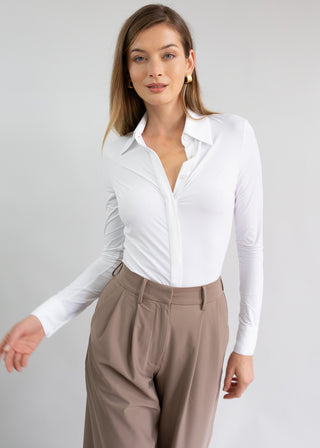 Classic Button Up | White
