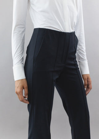 High Rise Flare Trouser Black