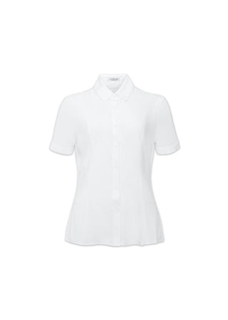 Short Sleeve Fitted Blouse