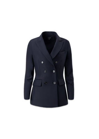 Hourglass Double Breasted Blazer | Black