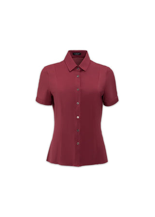 Short Sleeve Fitted Blouse
