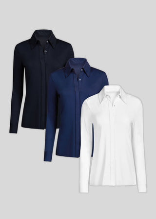 Classic button up 3 pack