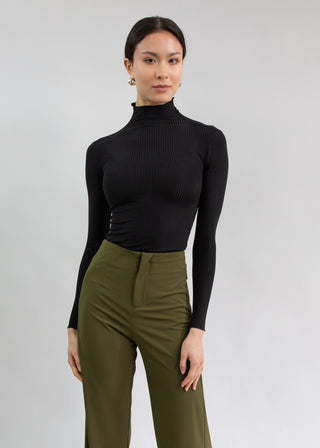 Long Sleeve Ribbed Turtleneck