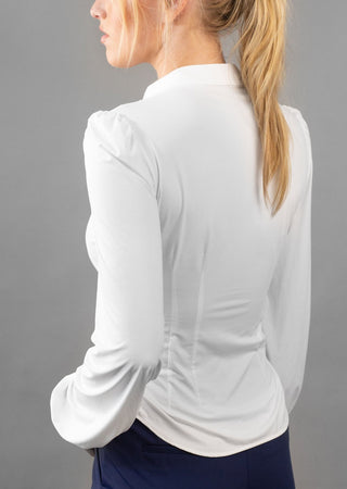 V-Neck Blouse White