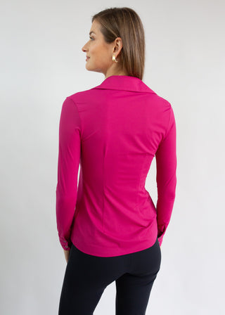  Classic Button Up | Berry