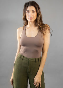 Reversible Scoop Tank mocha