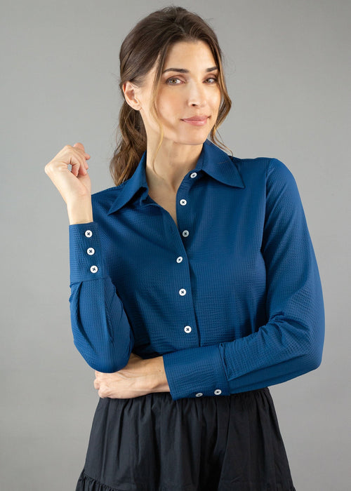 waffle blouse
