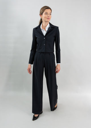 Classic Wide Leg Trouser Black