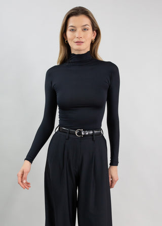 Long Sleeve Turtleneck |  black