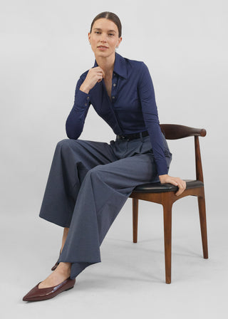Classic Button Up | Navy