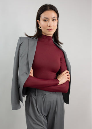 Long Sleeve Turtleneck | merlot