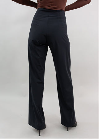High Rise Uniform Trouser | Black