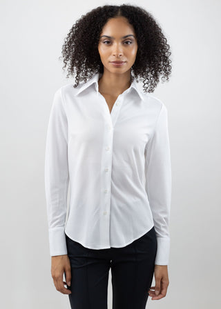 bubble blouse white