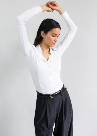 Women's White Button Up Shirts Luxeire Women's White Button Up Shirts Luxeire