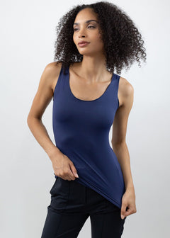 Reversible Scoop Tank Navy