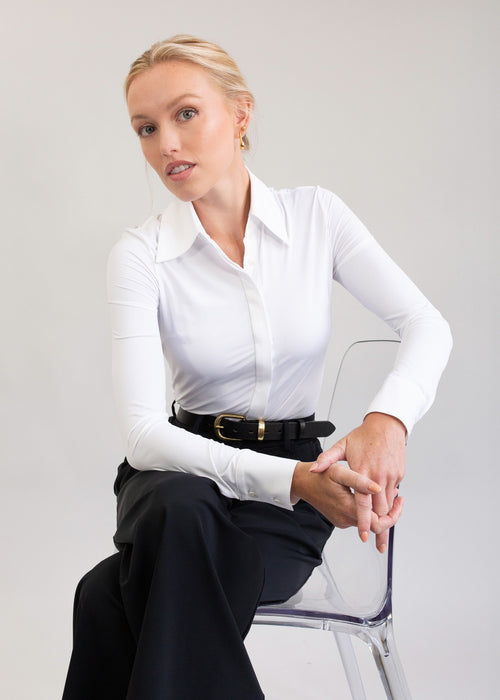 classic button up white