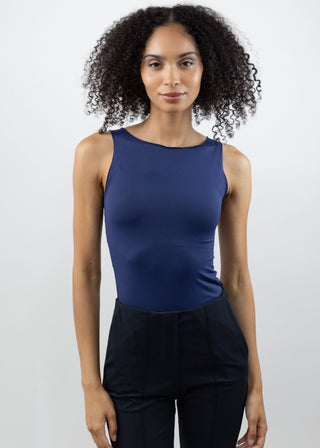 Reversible Scoop Tank Navy