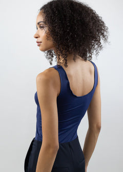 Reversible Scoop Tank Navy