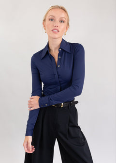 classic button up navy