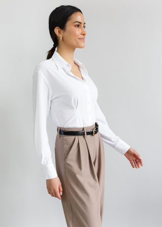 Pleated Blouse | Cloud Lattice