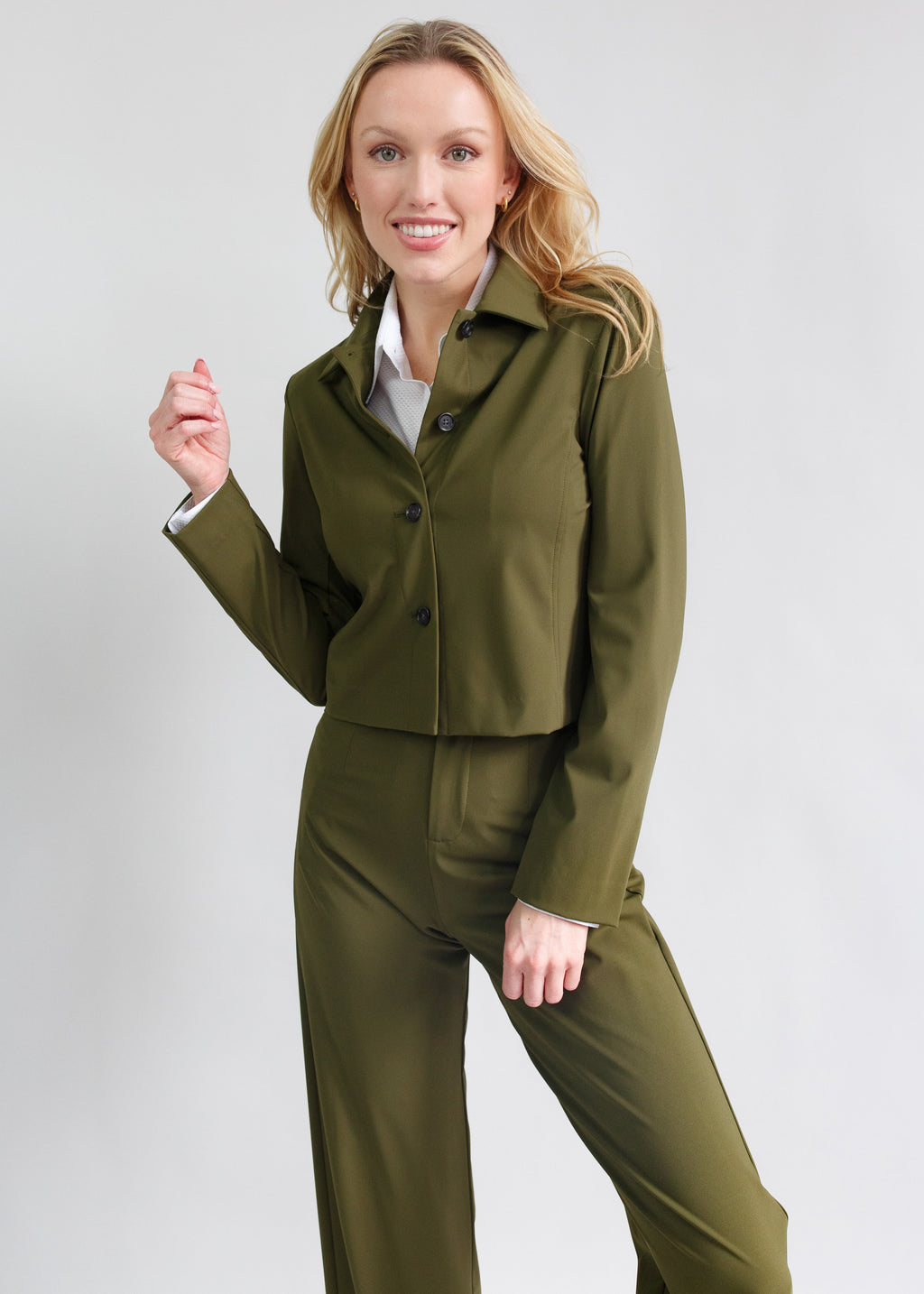 Structured Cropped Jacket – Luxeire