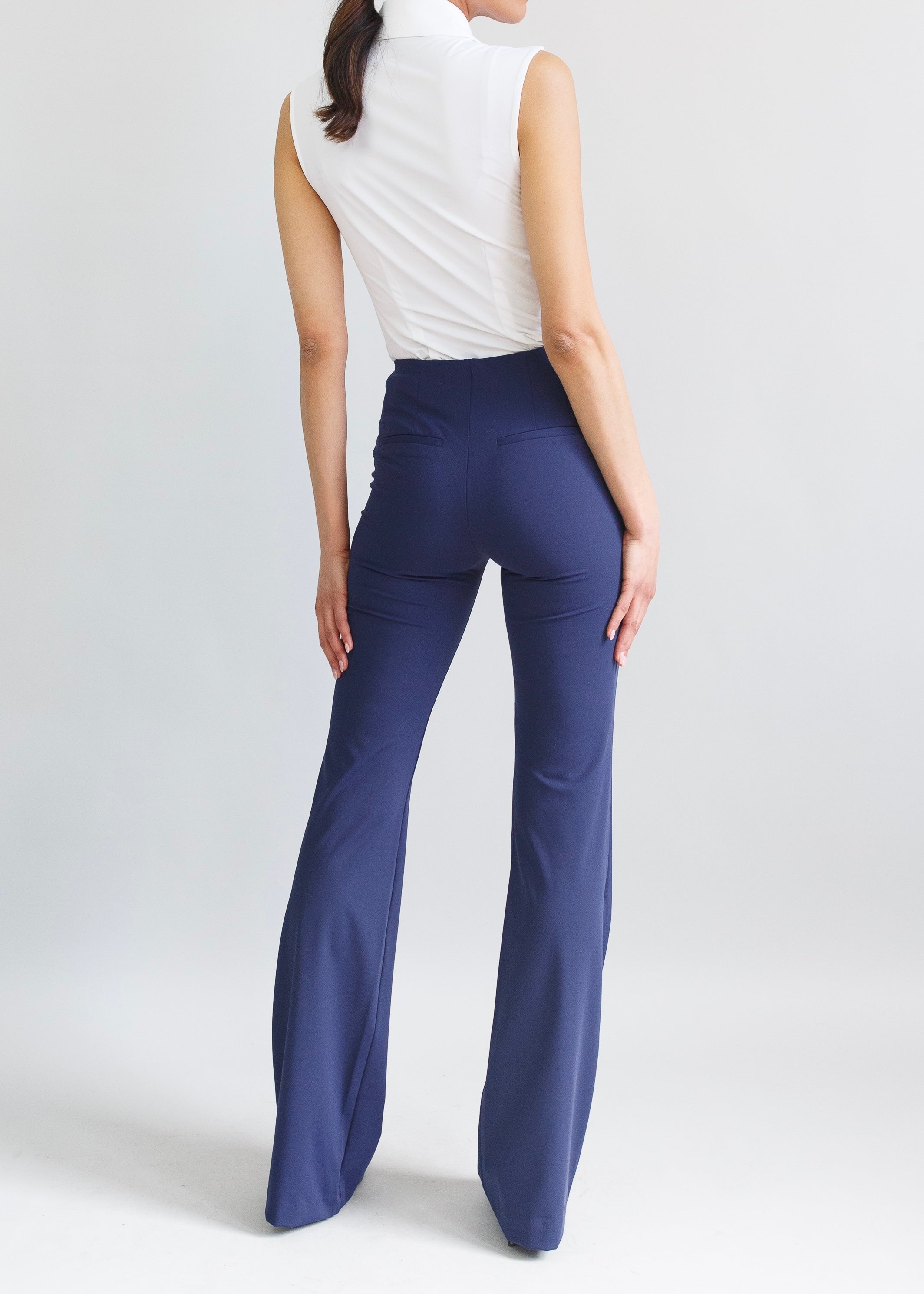 High Rise Flare Trouser Luxeire High Rise Flare Trouser Luxeire