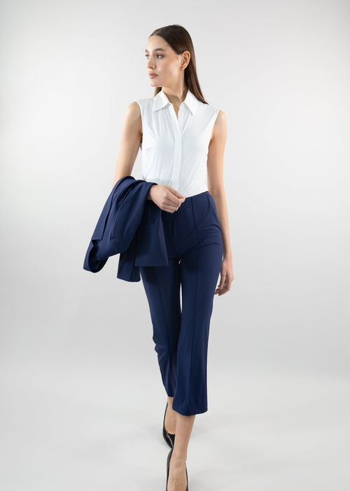 classic sleeveless white
