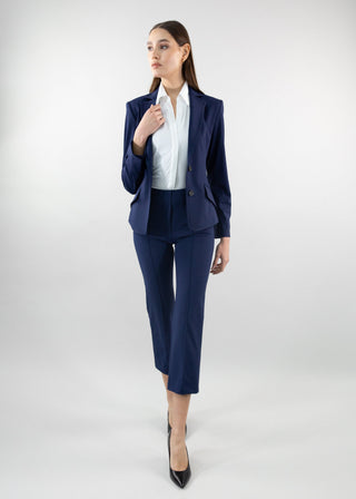 Classic Fitted Blazer Navy