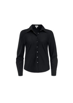 bubble blouse black