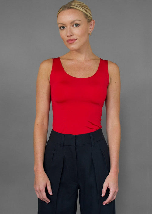 Reversible Scoop Tank Red