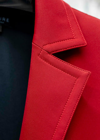 Classic Fitted Blazer | Ruby