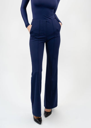 high rise flare trouser