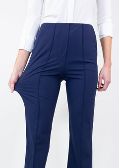 High Rise Flare Trouser navy