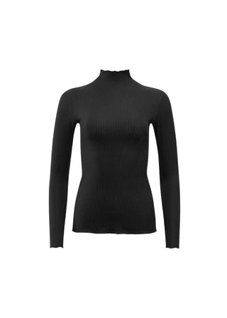 long sleeve ribbed turtleneck
