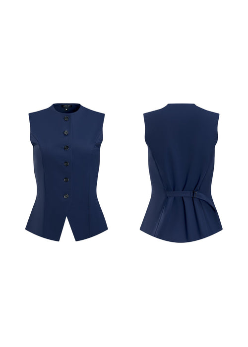 Jewel-Neck Vest
