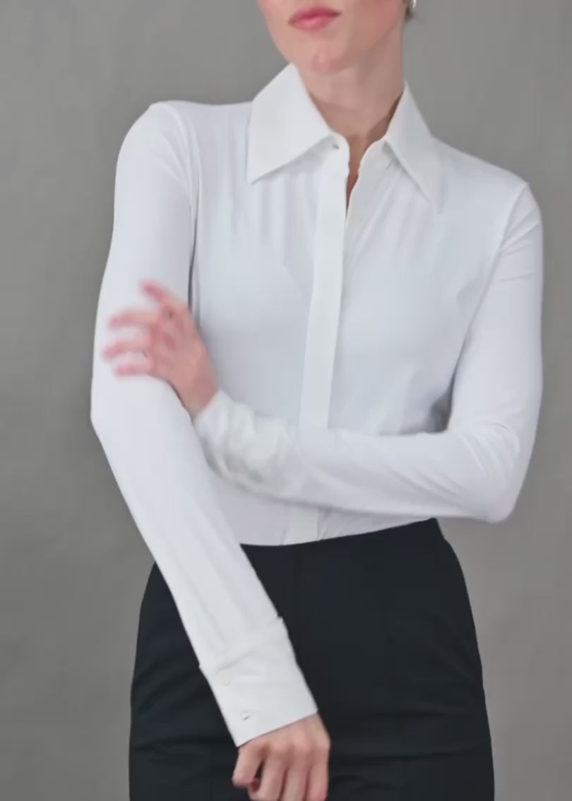 Classic Button Up White Video