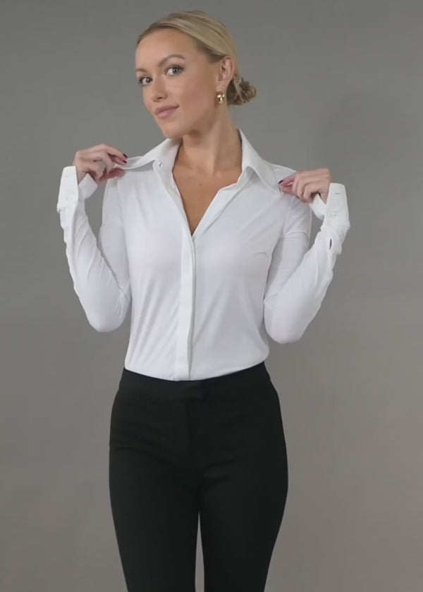 Classic Button Up White Video