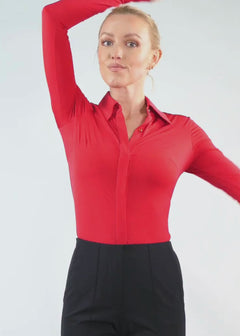 Classic Satin Button Up