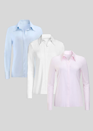 Classic Button Up Soft Pastels